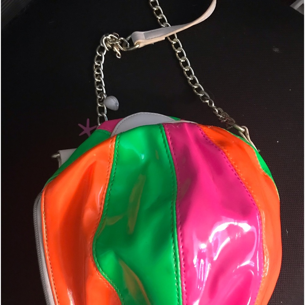 Betsey Johnson beach ball purse